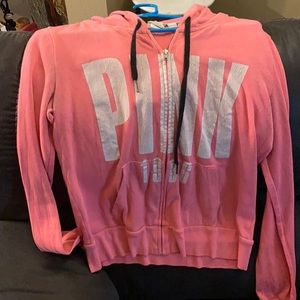 PINK Zip up sweater
